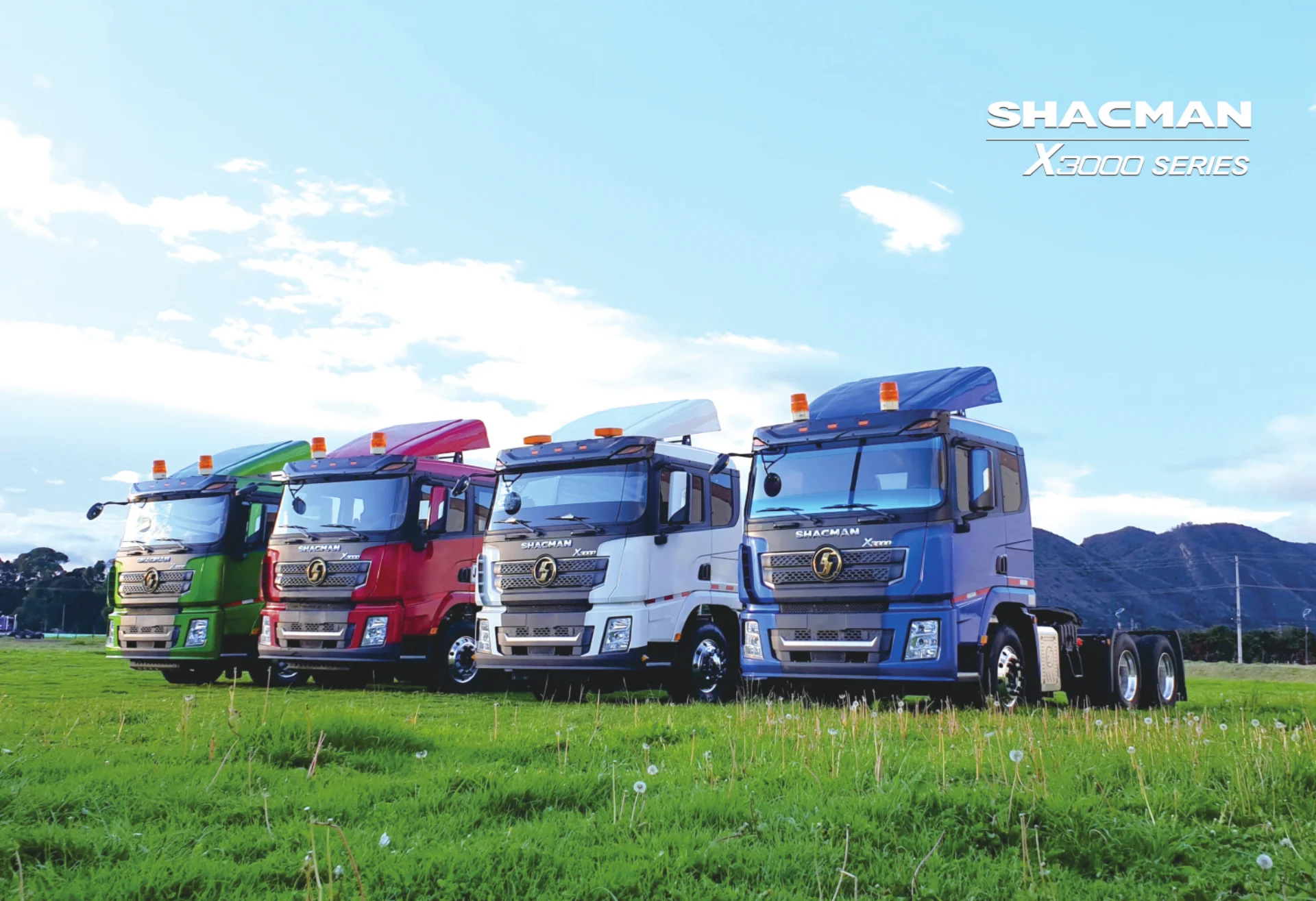 SHACMAN X3000 flagship tractor fleet