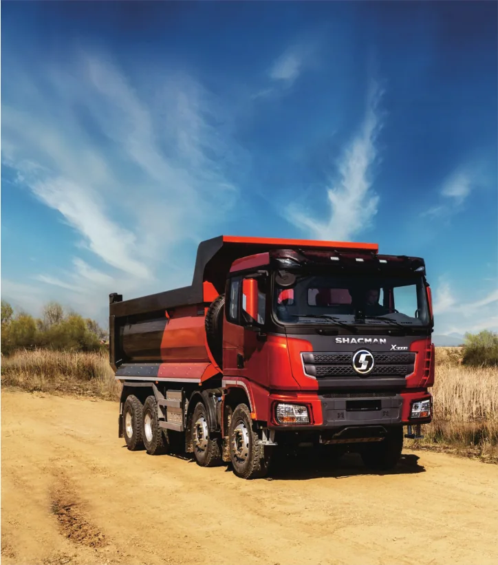 X3000 catalogue · manufacturer dump-truck illustration